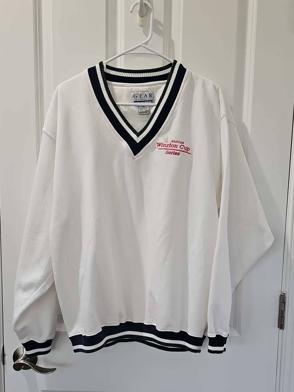 Vintage Winston Cup Series V-neck Pullover Sweatshirt